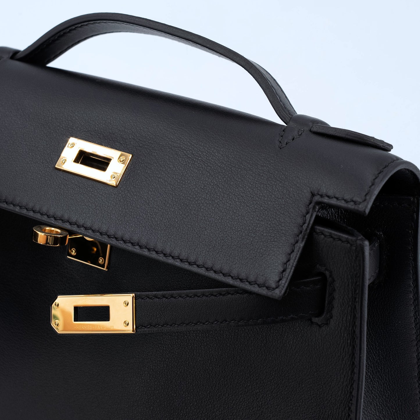 愛馬仕 Kelly Pochette 黑色