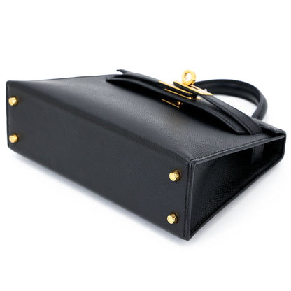 愛馬仕迷你凱莉二代黑色款