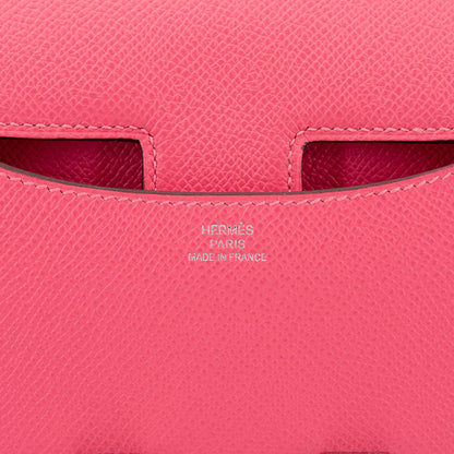 HERMÈS Constance Mini 19 Rose Azalee