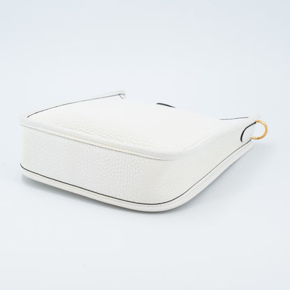 愛馬仕 Mini Evelyne 16 Amazone 112cm 全新 白色