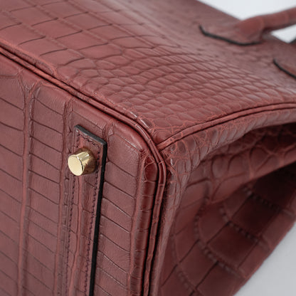 愛馬仕 Birkin 30 Rouge H Matte Alligator 