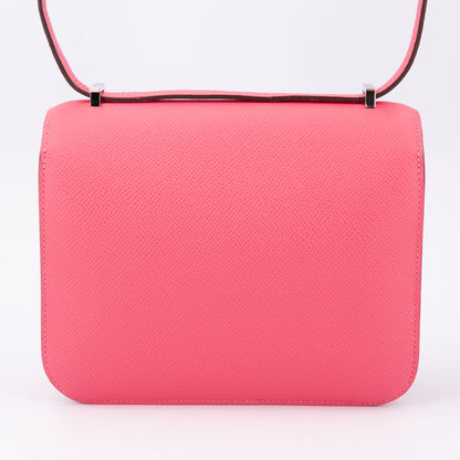 HERMÈS Constance Mini 19 Rose Azalee