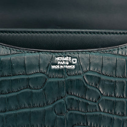 愛馬仕 Constance Mini Vert Cypress Matte Alligator 