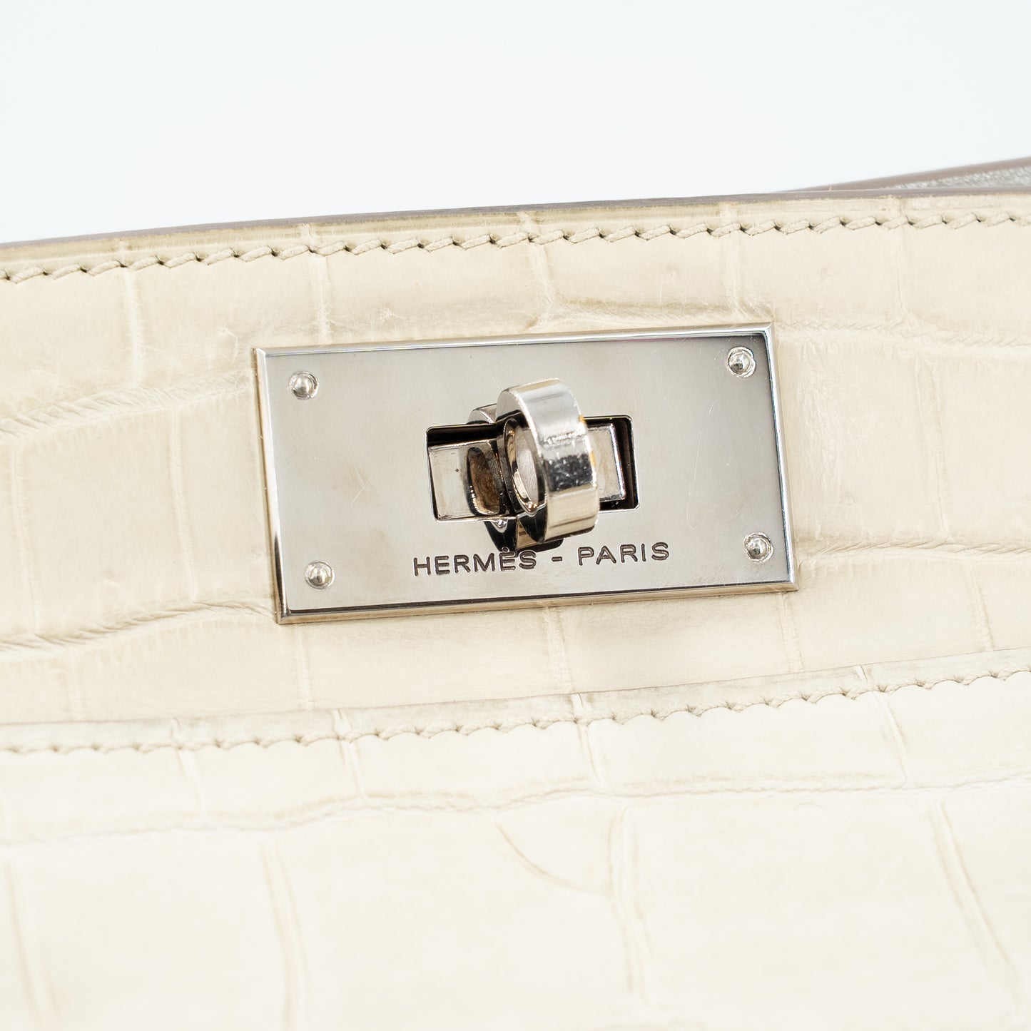 愛馬仕 Toolbox 20 Beton Matte Niloticus Crocodile 