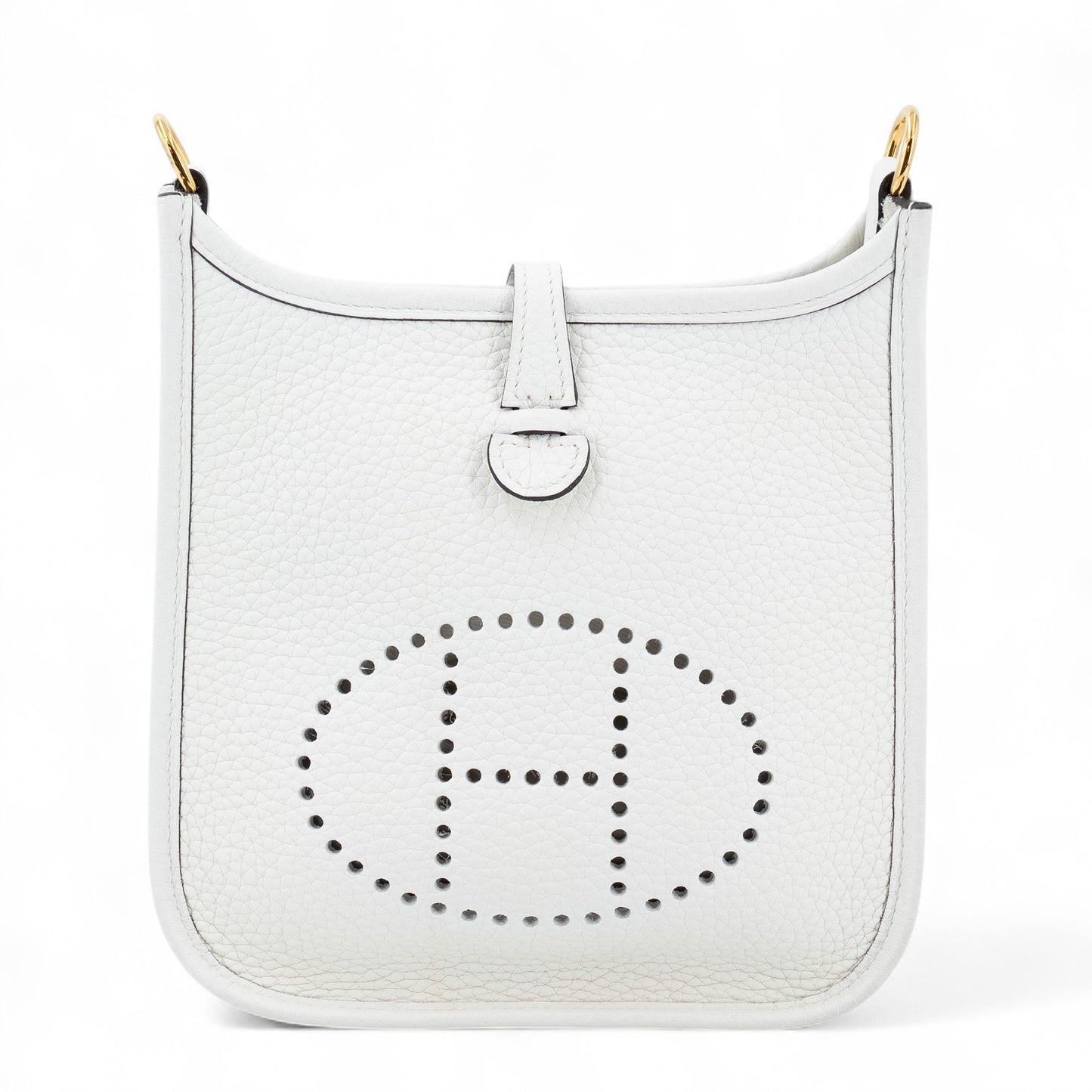 愛馬仕 Mini Evelyne 16 Amazone 112cm 全新 白色