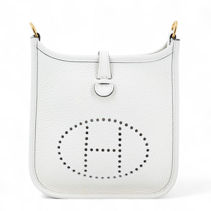 愛馬仕 Mini Evelyne 16 Amazone 112cm 全新 白色