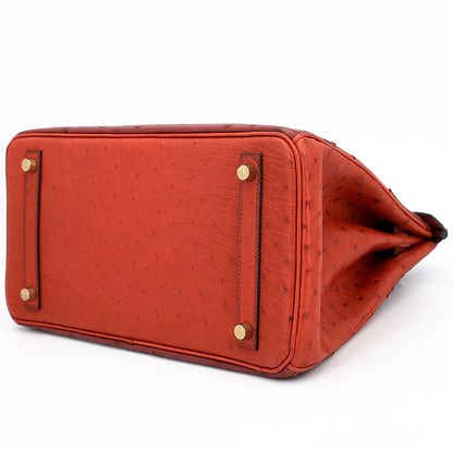 愛馬仕 Birkin Ghillies 30 Brique 