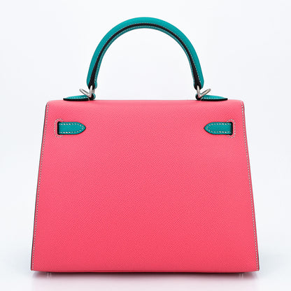 愛馬仕特別訂製 Kelly 25 Sellier HSS 玫瑰杜鵑