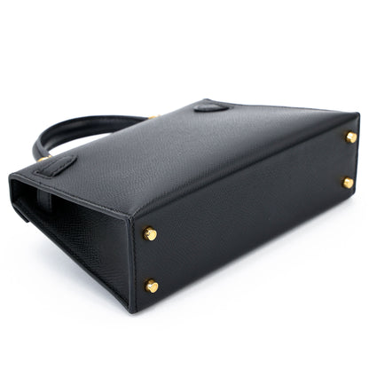 愛馬仕迷你凱莉二代黑色款