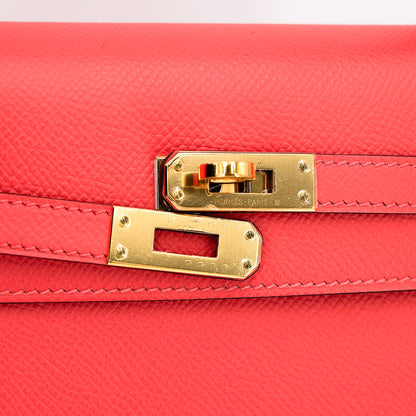 愛馬仕 Kelly 25 Sellier Rose 齋浦爾