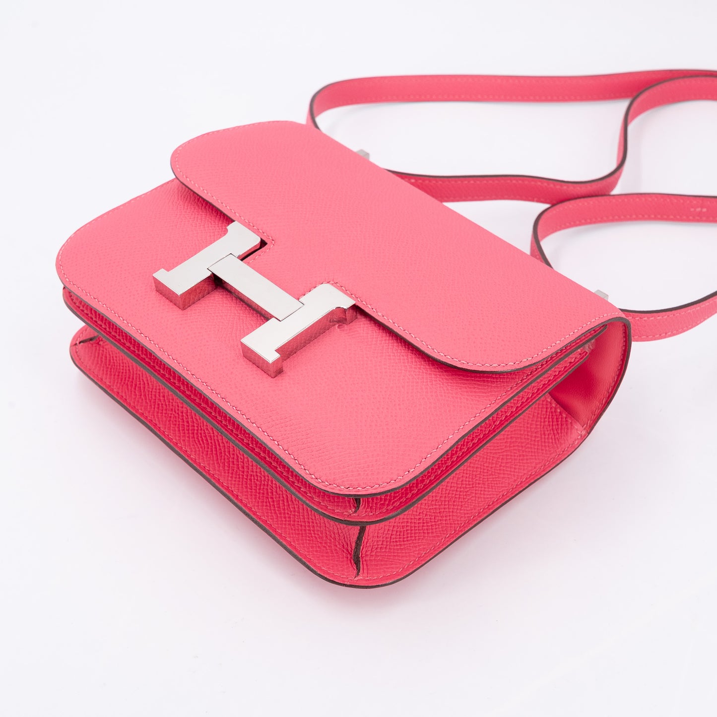 HERMÈS Constance Mini 19 Rose Azalee