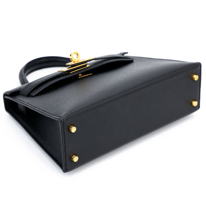 愛馬仕迷你凱莉二代黑色款