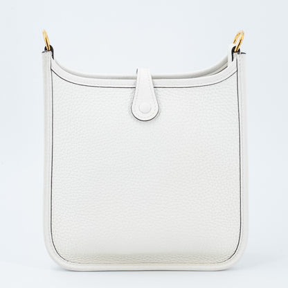 愛馬仕 Mini Evelyne 16 Amazone 112cm 全新 白色