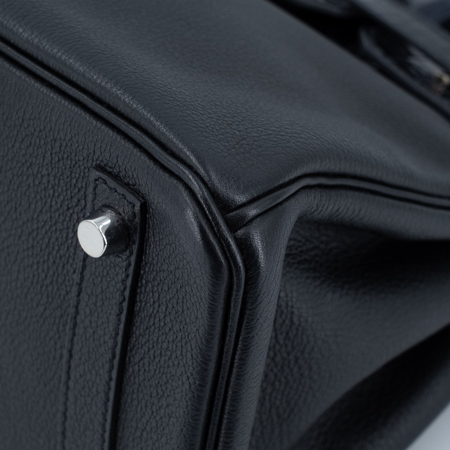 愛馬仕 Birkin 30 Touch 藍色海洋黑色亮面尼羅鱷魚皮