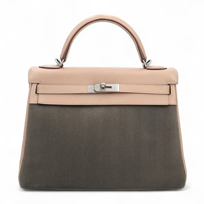 愛馬仕 Kelly 32 Argile Vert de Gris 