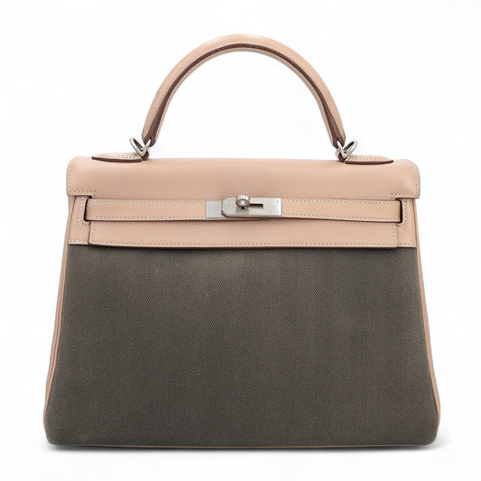 愛馬仕 Kelly 32 Argile Vert de Gris 
