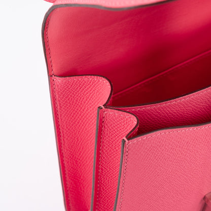 HERMÈS Constance Mini 19 Rose Azalee
