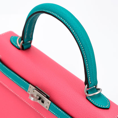 愛馬仕特別訂製 Kelly 25 Sellier HSS 玫瑰杜鵑