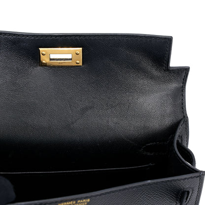 愛馬仕迷你凱莉二代黑色款