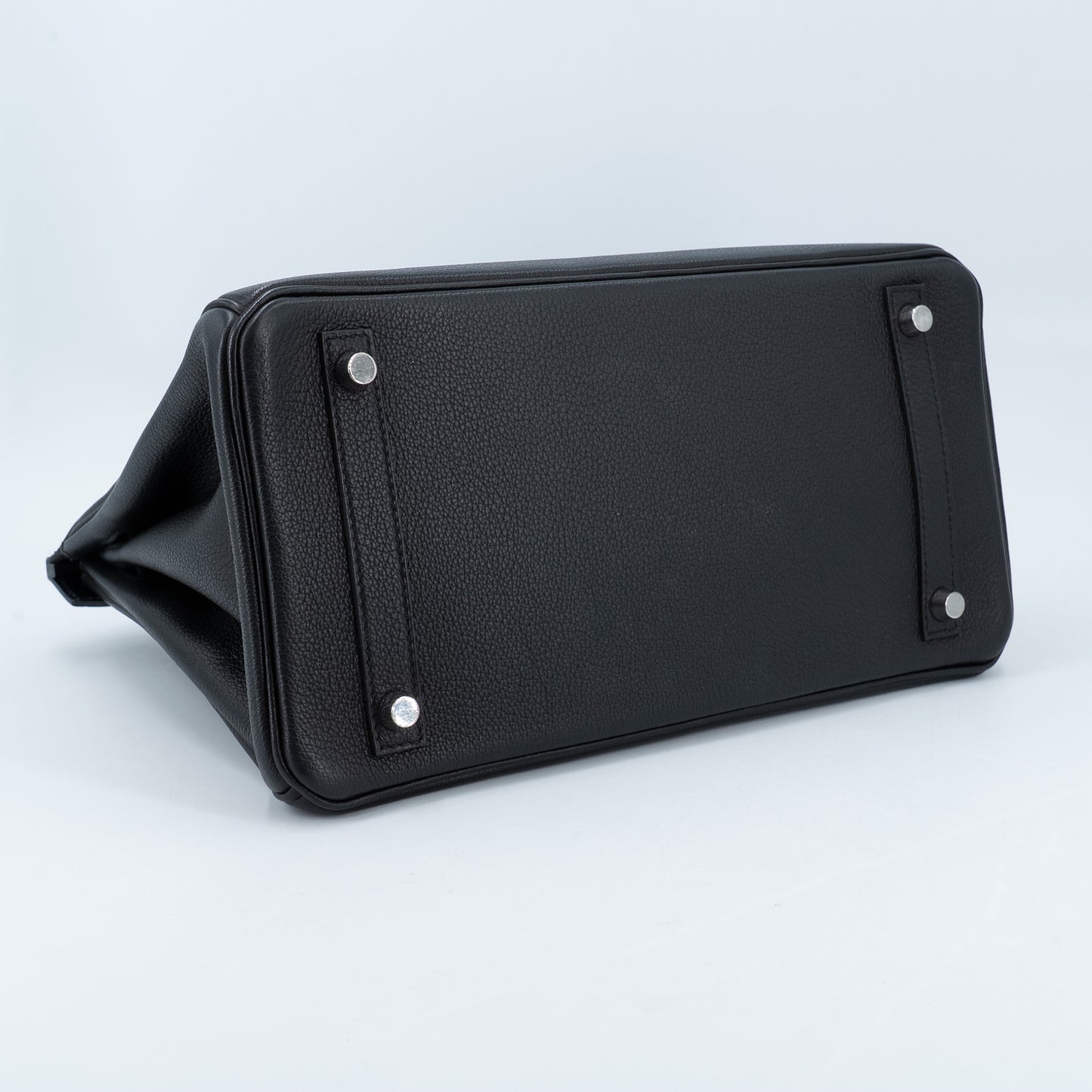 愛馬仕 Birkin 30 Touch 藍色海洋黑色亮面尼羅鱷魚皮