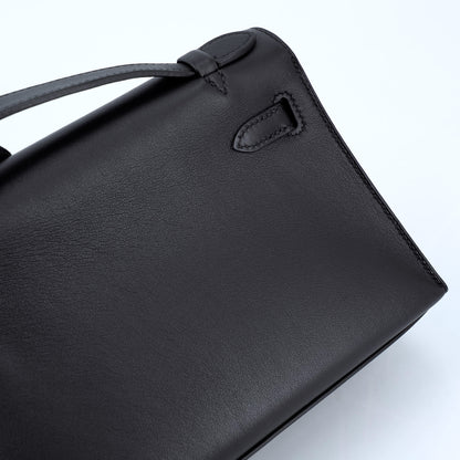 愛馬仕 Kelly Pochette 黑色