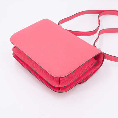 HERMÈS Constance Mini 19 Rose Azalee
