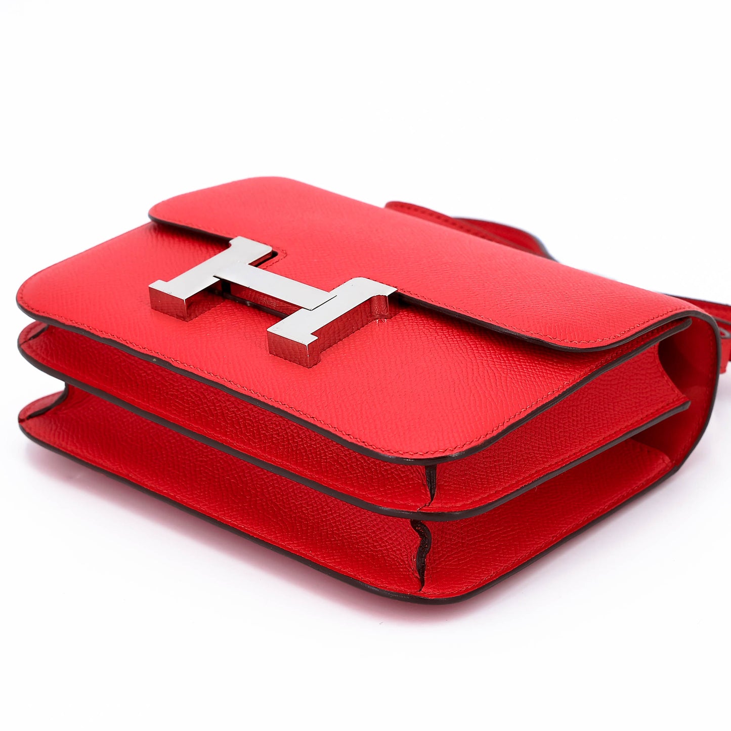 HERMÈS Constance Mini 19 Rouge Tomate