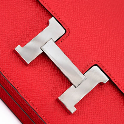 HERMÈS Constance Mini 19 Rouge Tomate