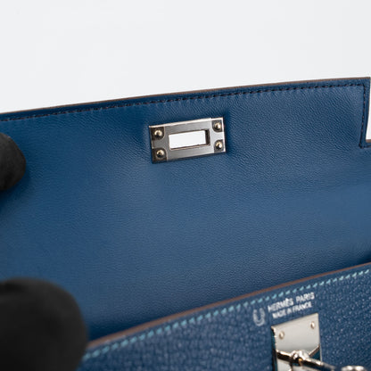 愛馬仕特別訂製迷你凱莉二代 HSS 深藍色 Celeste 