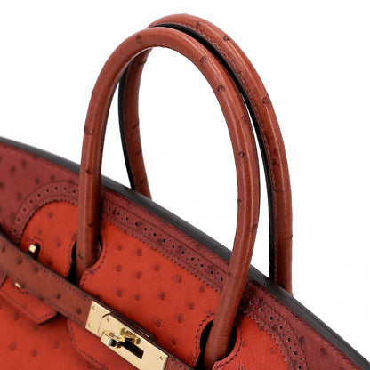 愛馬仕 Birkin Ghillies 30 Brique 