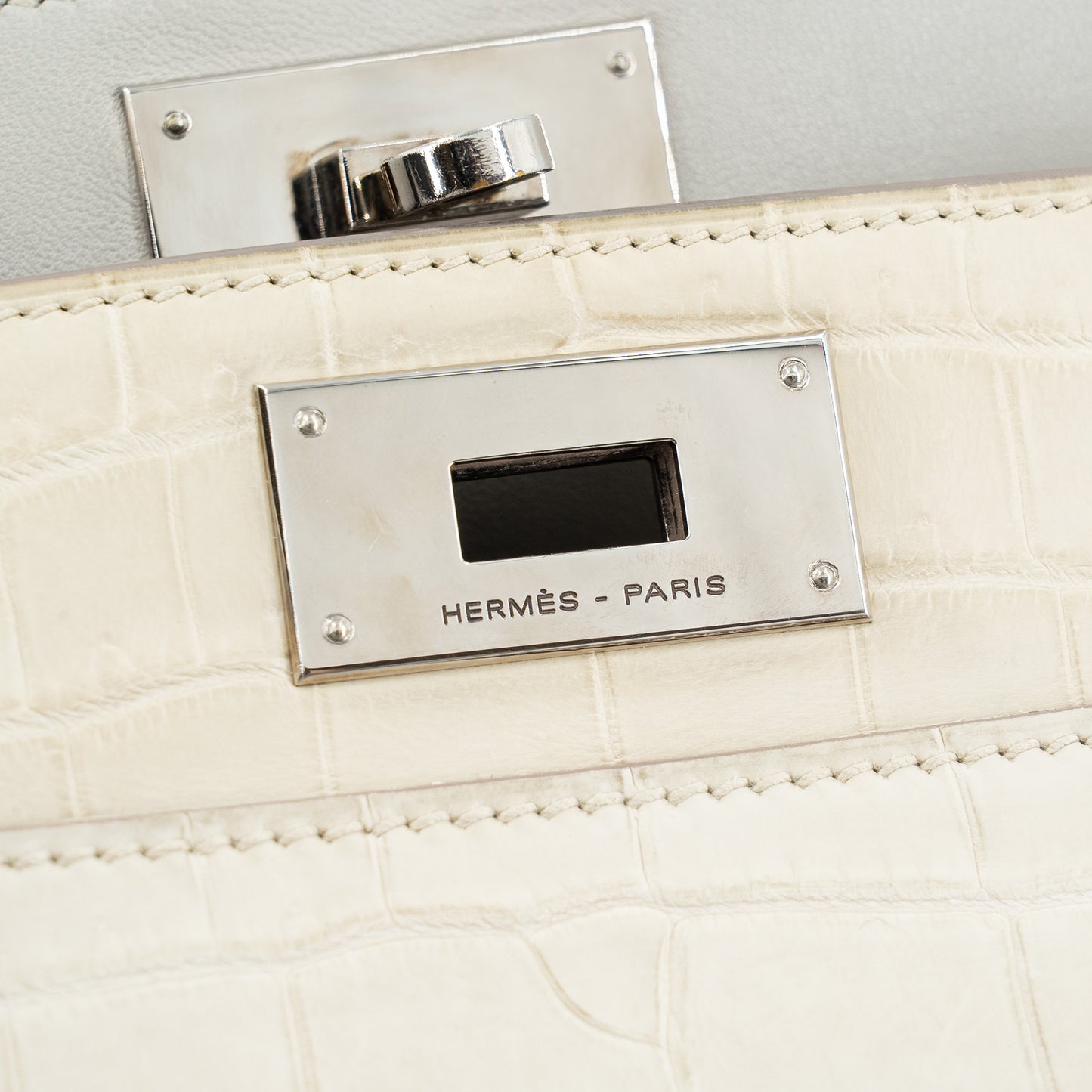 愛馬仕 Toolbox 20 Beton Matte Niloticus Crocodile 