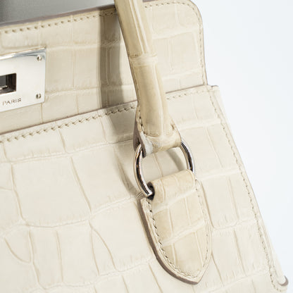 愛馬仕 Toolbox 20 Beton Matte Niloticus Crocodile 