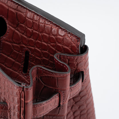 愛馬仕 Birkin 30 Rouge H Matte Alligator 