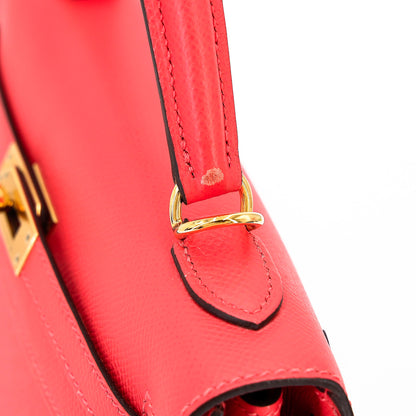 愛馬仕 Kelly 25 Sellier Rose 齋浦爾