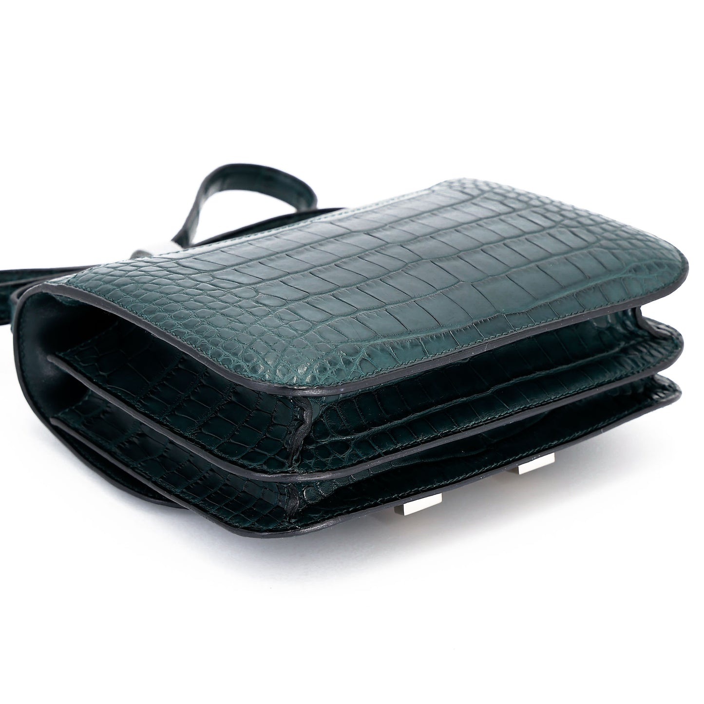 愛馬仕 Constance Mini Vert Cypress Matte Alligator 