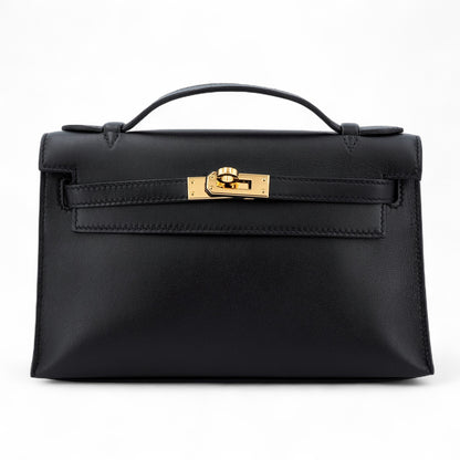愛馬仕 Kelly Pochette 黑色