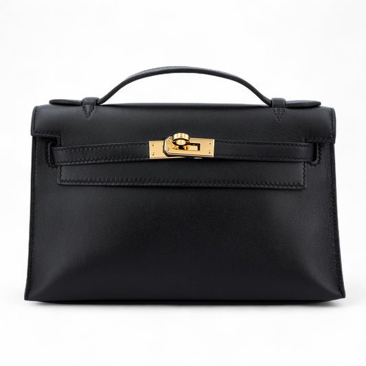 愛馬仕 Kelly Pochette 黑色