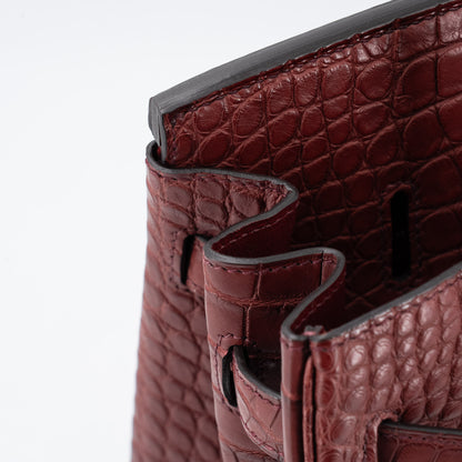 愛馬仕 Birkin 30 Rouge H Matte Alligator 