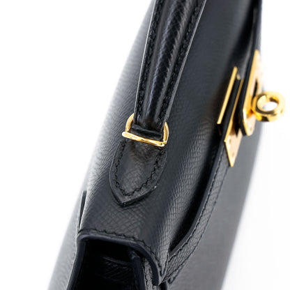 愛馬仕迷你凱莉二代黑色款