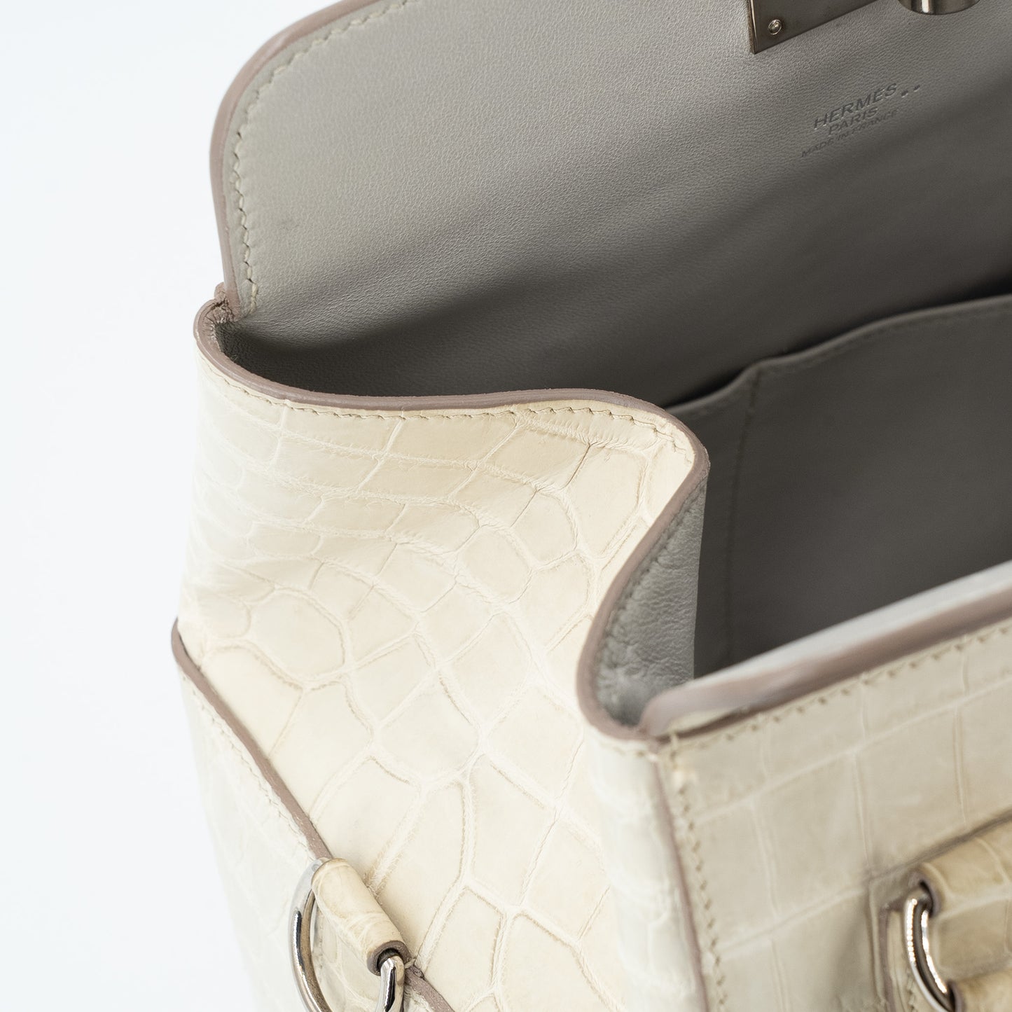 愛馬仕 Toolbox 20 Beton Matte Niloticus Crocodile 