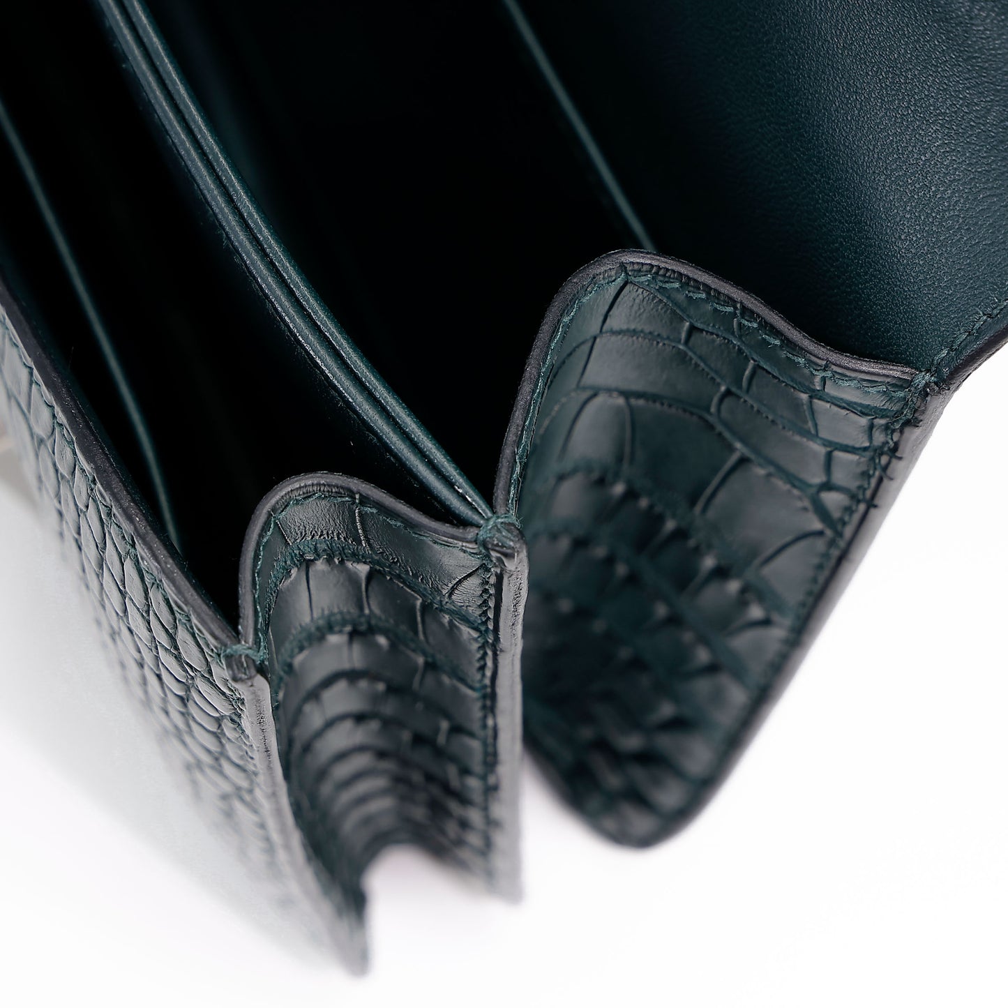 愛馬仕 Constance Mini Vert Cypress Matte Alligator 