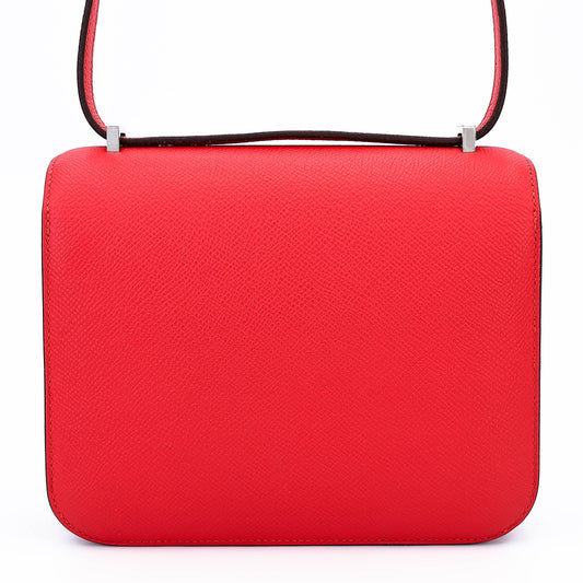 HERMÈS Constance Mini 19 Rouge Tomate