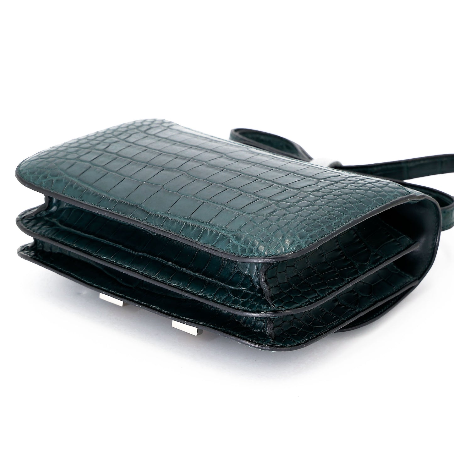 愛馬仕 Constance Mini Vert Cypress Matte Alligator 