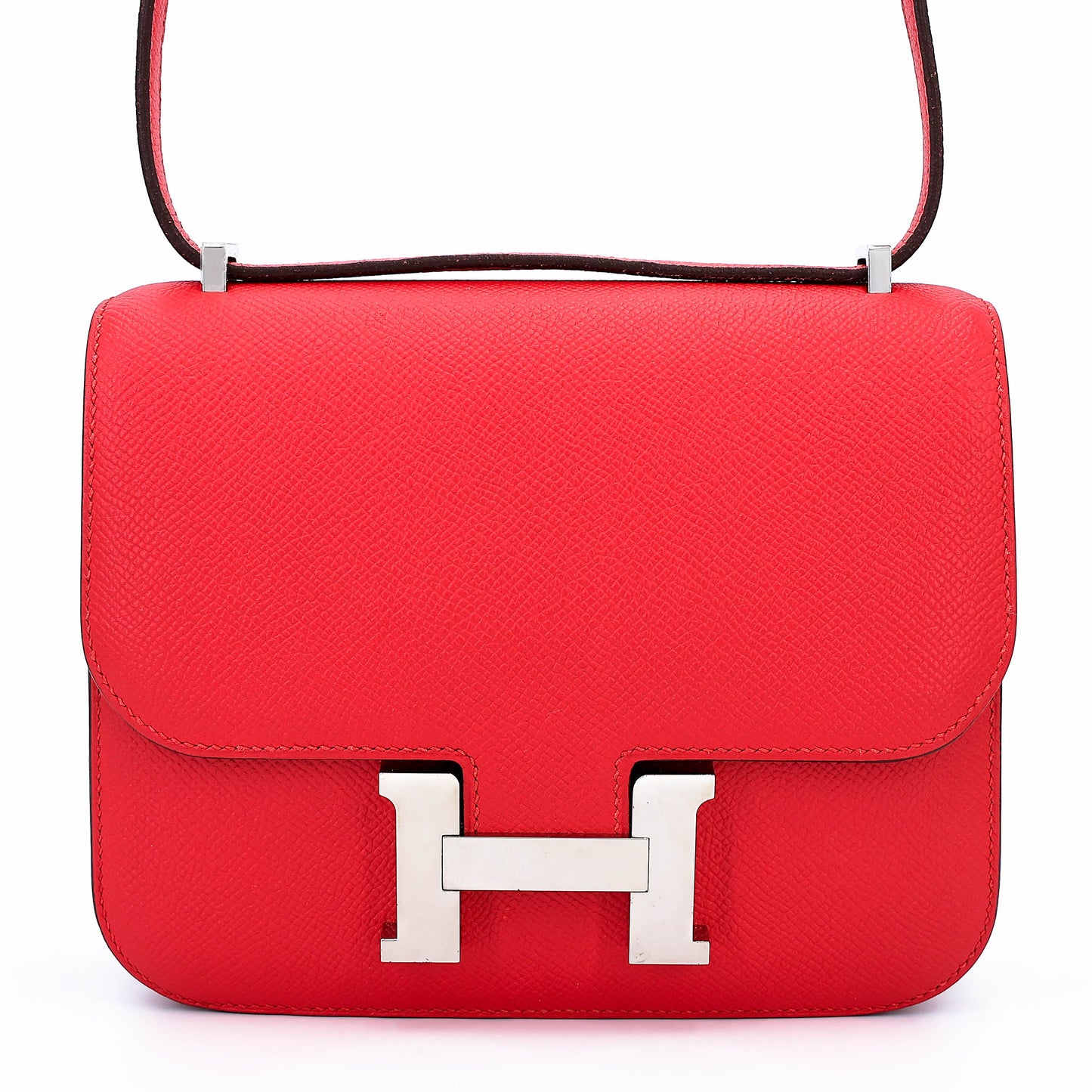HERMÈS Constance Mini 19 Rouge Tomate