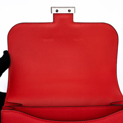 HERMÈS Constance Mini 19 Rouge Tomate