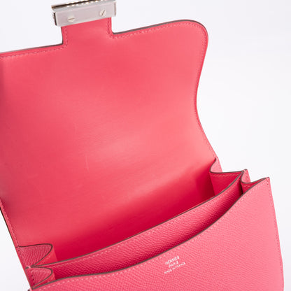 HERMÈS Constance Mini 19 Rose Azalee