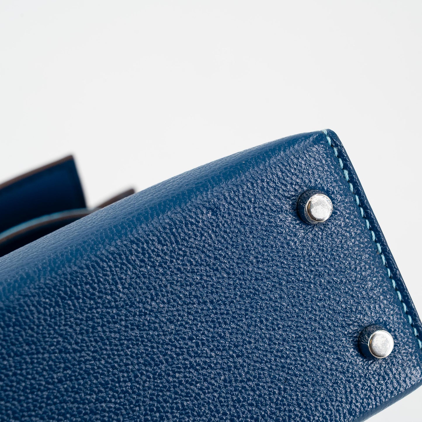 愛馬仕特別訂製迷你凱莉二代 HSS 深藍色 Celeste 