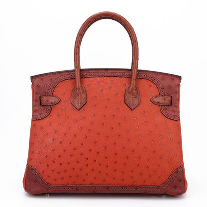 愛馬仕 Birkin Ghillies 30 Brique 