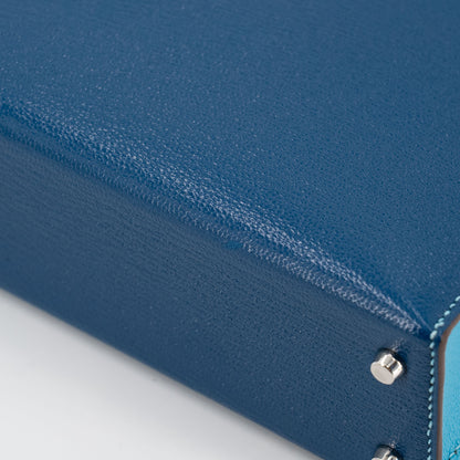 愛馬仕特別訂製迷你凱莉二代 HSS 深藍色 Celeste 