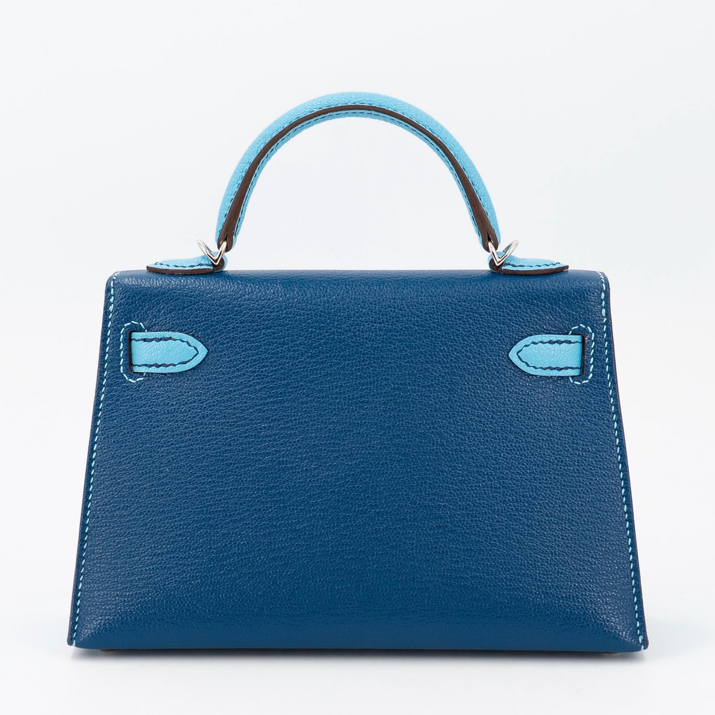 愛馬仕特別訂製迷你凱莉二代 HSS 深藍色 Celeste 